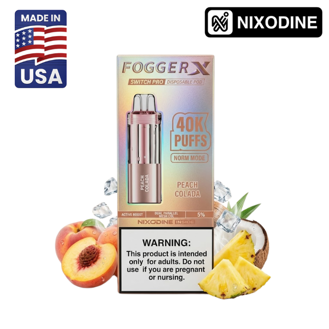 Fogger X Switch Pro POD ONLY Peach Colada - Virginia Vapes & Tobacco