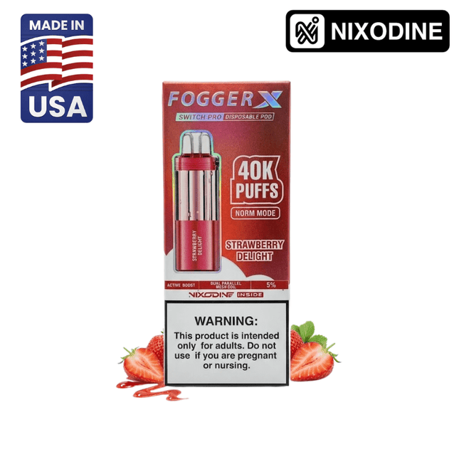 Fogger X Switch Pro POD ONLY Strawberry Delight - Virginia Vapes & Tobacco