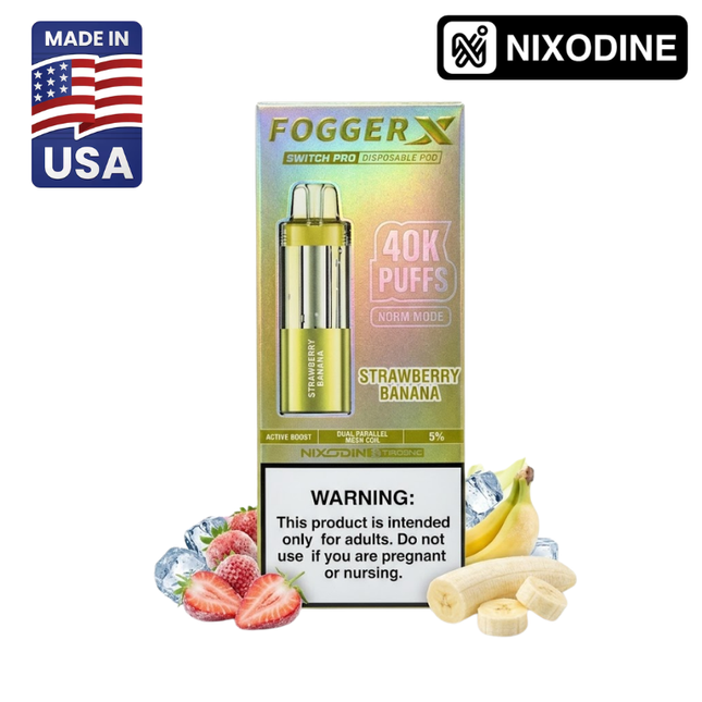 Fogger X Switch Pro POD ONLY Strawberry Banana