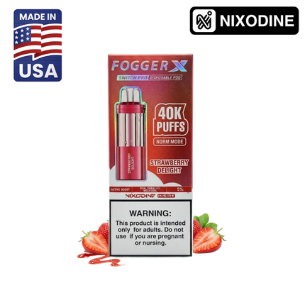 Fogger X Switch Pro POD ONLY Strawberry Delight