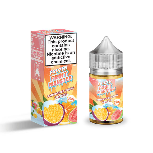 Frozen Fruit Monster Passionfruit Orange Guava Salt 30ml