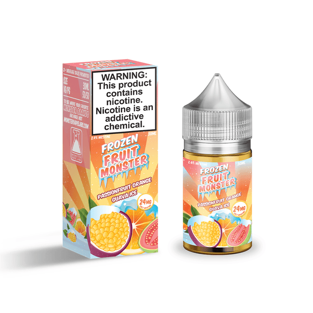 Frozen Fruit Monster Passionfruit Orange Guava Salt 30ml