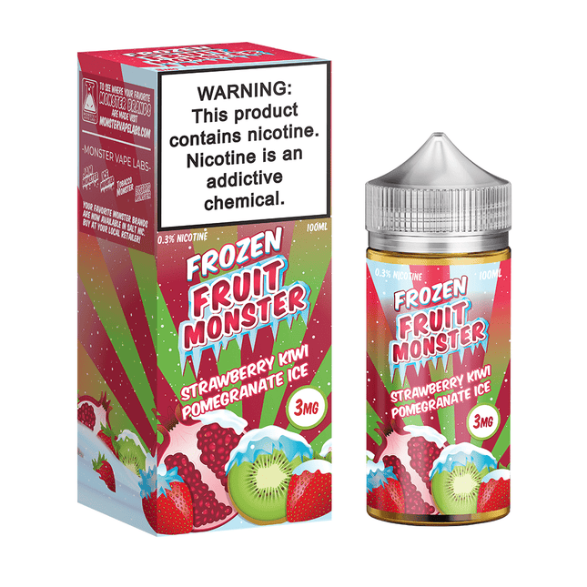 Frozen Fruit Monster Strawberry Kiwi Pomegranate 100ml