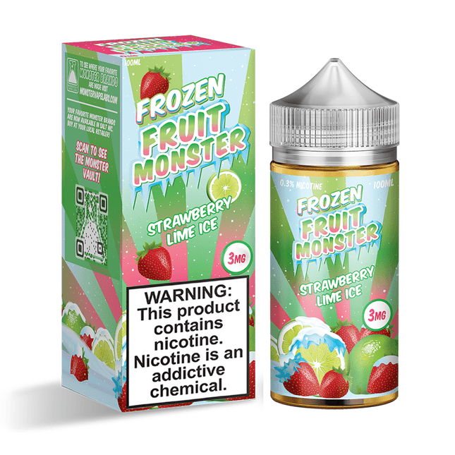 Frozen Fruit Monster Strawberry Lime 100ml
