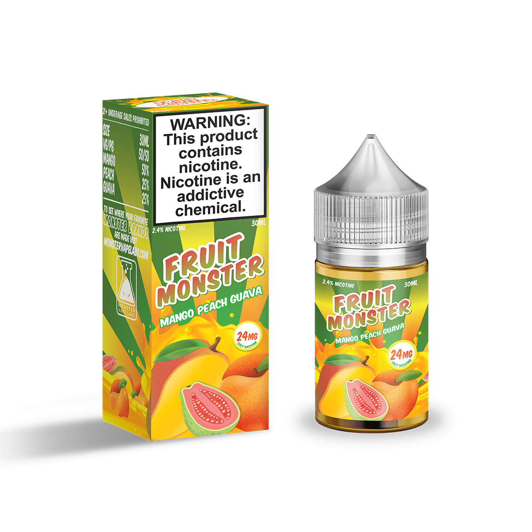 Fruit Monster Mango Peach Guava Salt 30ml - Virginia Vapes & Tobacco