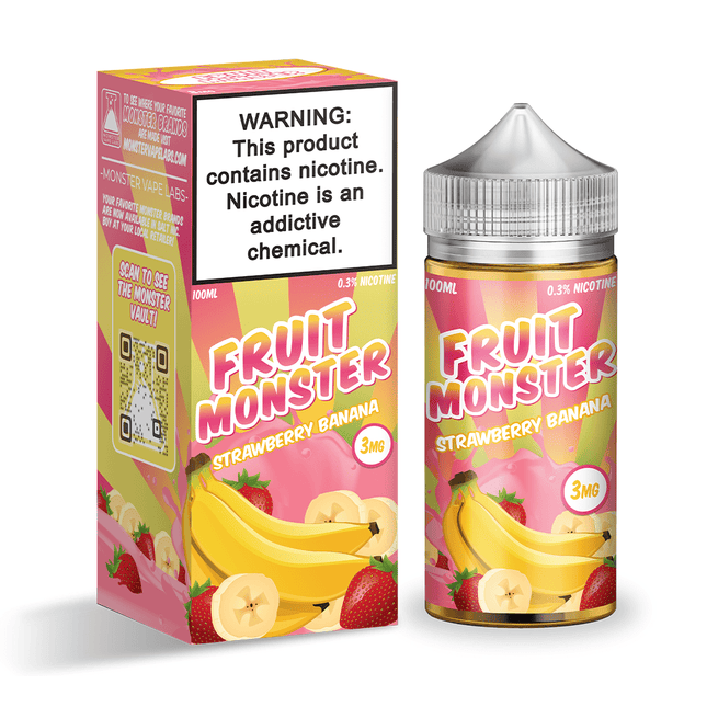 Fruit Monster Strawberry Banana 100ml