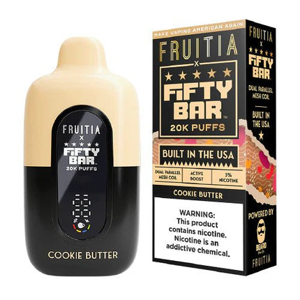 Frutia X Fifty Bar 20k 5% Disposable - Virginia Vapes & Tobacco