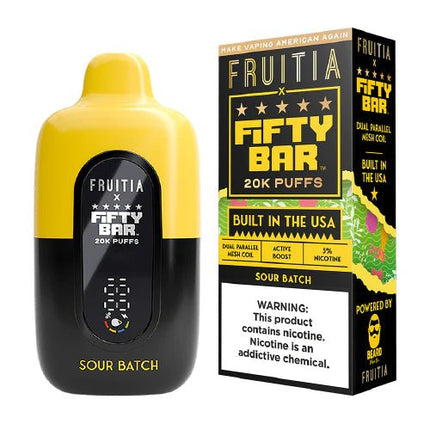 Frutia X Fifty Bar 20k 5% Disposable - Virginia Vapes & Tobacco