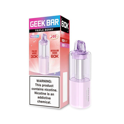 Geek Bar Mate POD ONLY Disposable 60k Triple Berry - Virginia Vapes & Tobacco