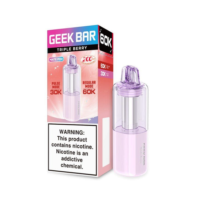 Geek Bar Mate POD ONLY Disposable 60k Triple Berry - Virginia Vapes & Tobacco