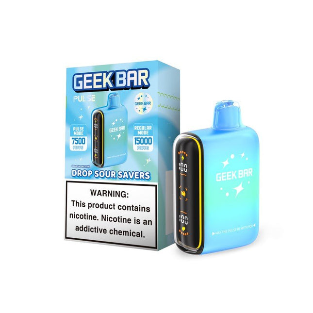 Geek Bar Pulse 15K Disposable Drop Sour Savers - Virginia Vapes & Tobacco