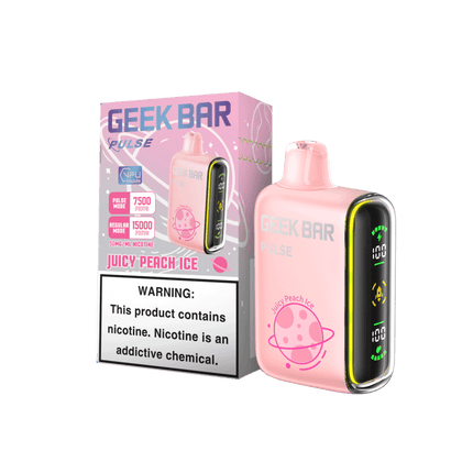 Geek Bar Pulse 15K Disposable Juicy Peach Ice - Virginia Vapes & Tobacco