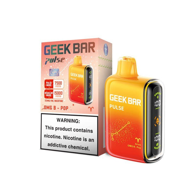 Geek Bar Pulse 15K Disposable OMG B - Burst (B - Pop) - Virginia Vapes & Tobacco