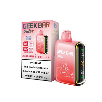 Geek Bar Pulse 15K Disposable Sour Apple B - Burst (B - Pop) - Virginia Vapes & Tobacco