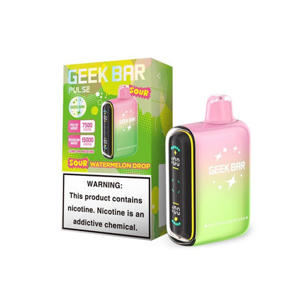 Geek Bar Pulse 15K Disposable Sour Watermelon Drop - Virginia Vapes & Tobacco
