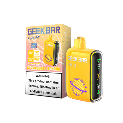 Geek Bar Pulse 15K Disposable Strawberry Banana - Virginia Vapes & Tobacco