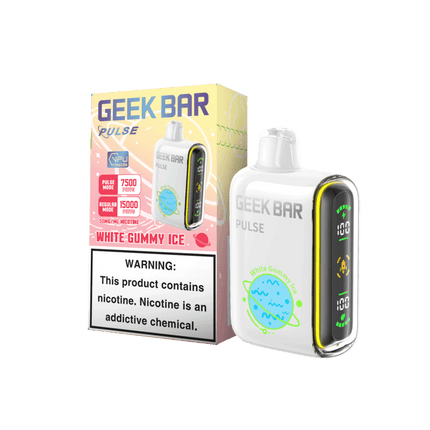 Geek Bar Pulse 15K Disposable White Gummy Ice - Virginia Vapes & Tobacco