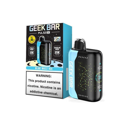 Geek Bar Pulse X 25k Disposable Blue Razz Ice - Virginia Vapes & Tobacco