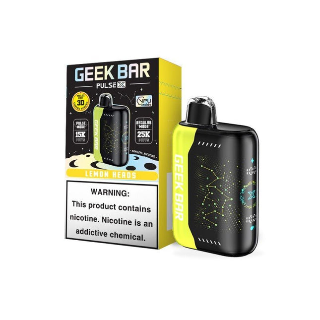 Geek Bar Pulse X 25k Disposable Lemon Heads - Virginia Vapes & Tobacco