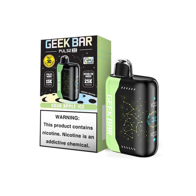 Geek Bar Pulse X 25k Disposable Sour Apple Ice - Virginia Vapes & Tobacco