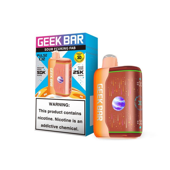 Geek Bar Pulse X2 Disposable Sour Fcuking Fab - Virginia Vapes & Tobacco