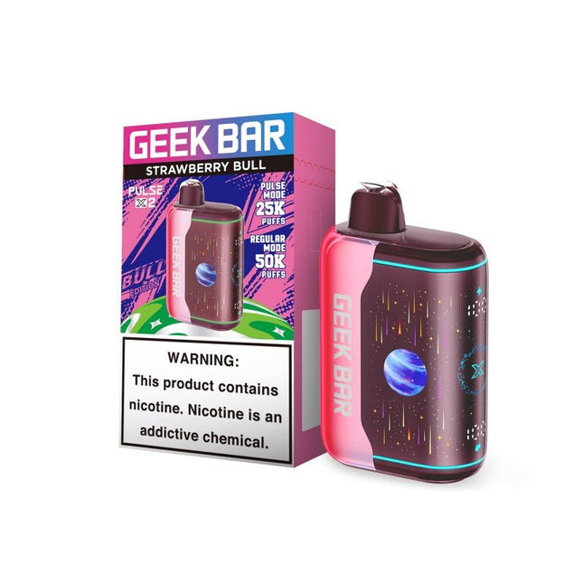 Geek Bar Pulse X2 Disposable Strawberry Bull - Virginia Vapes & Tobacco