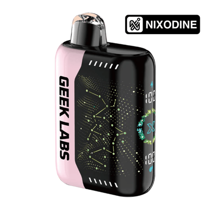 Geek Labs Pulse X Nixodine Disposable White Peach Raspberry - Virginia Vapes & Tobacco
