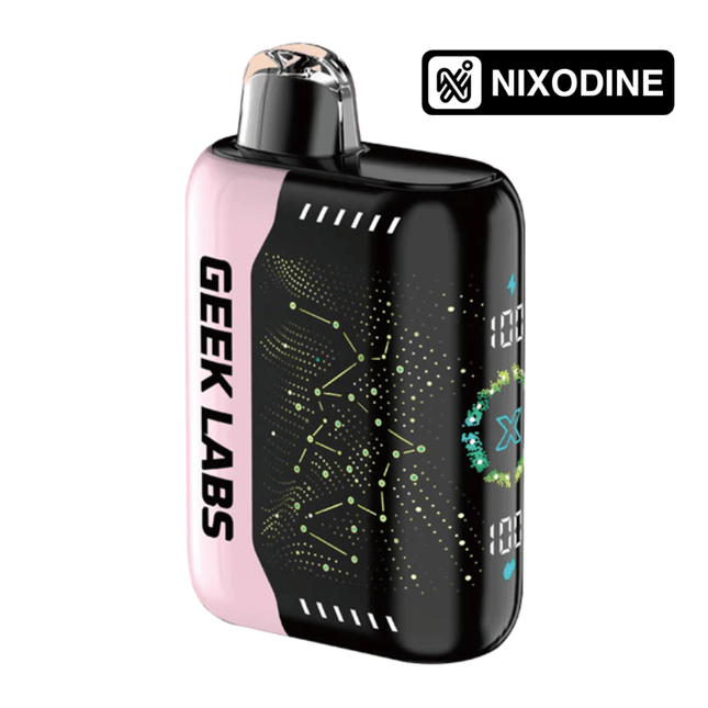 Geek Labs Pulse X Nixodine Disposable White Peach Raspberry - Virginia Vapes & Tobacco