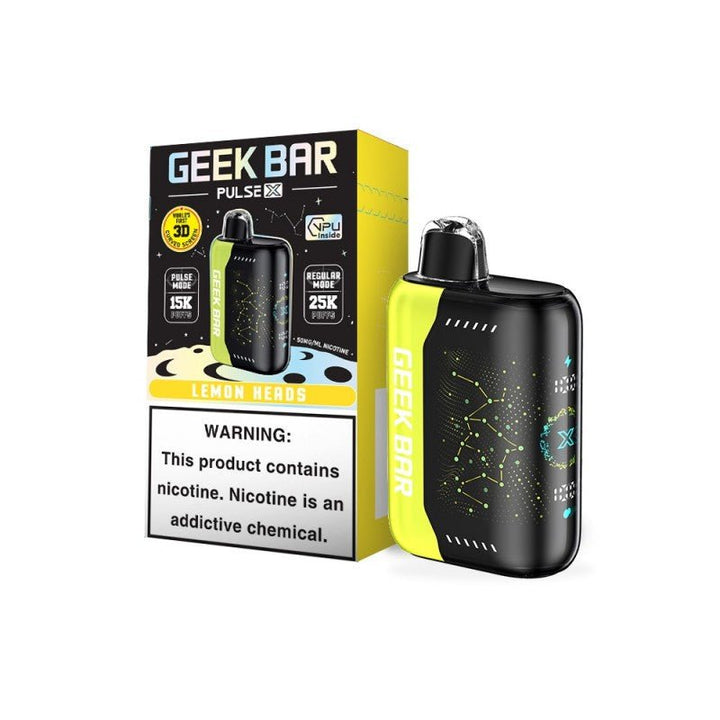 GeekBar Pulse X 25K 5% Disposable lemon heads