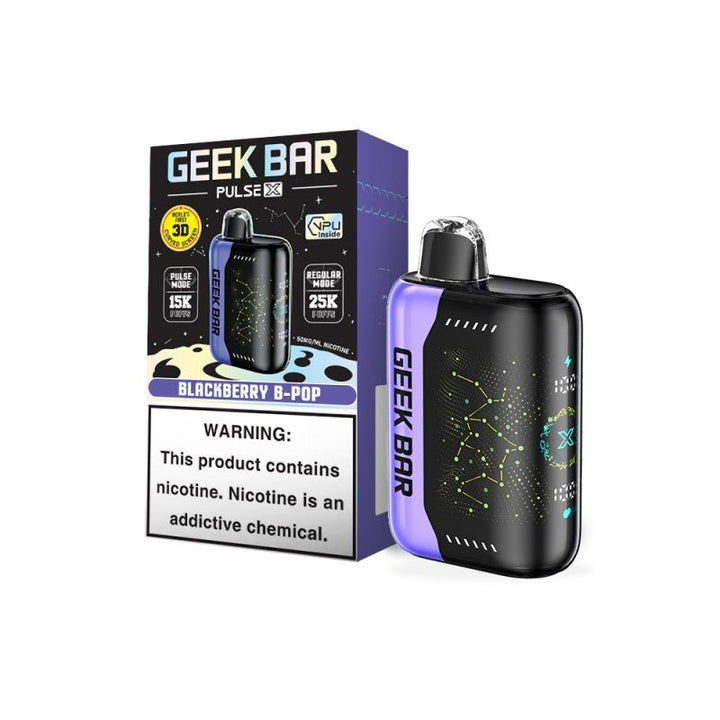 GeekBar Pulse X 25K 5% Disposable blackberry b-pop