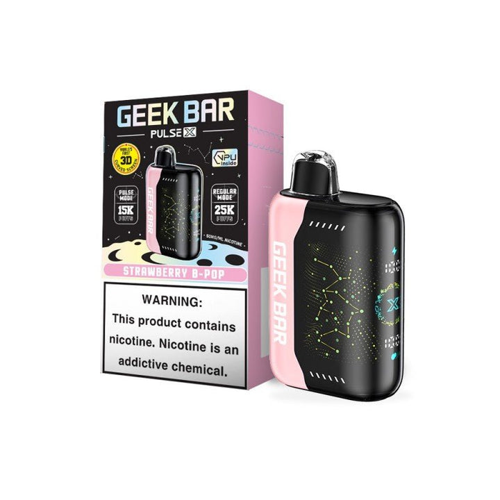 GeekBar Pulse X 25K 5% Disposable strawberry b-pop