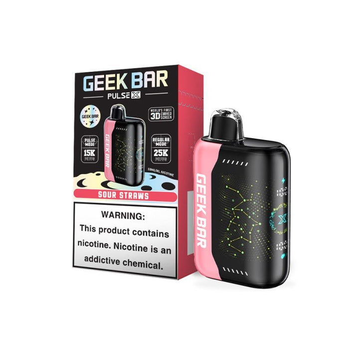 GeekBar Pulse X 25K 5% Disposable sour straws