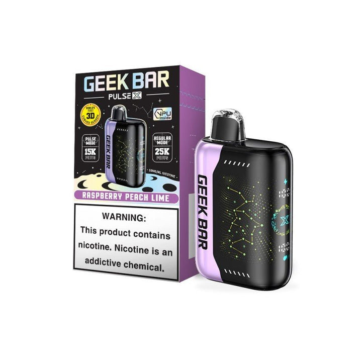 GeekBar Pulse X 25K 5% Disposable raspberry peach lime