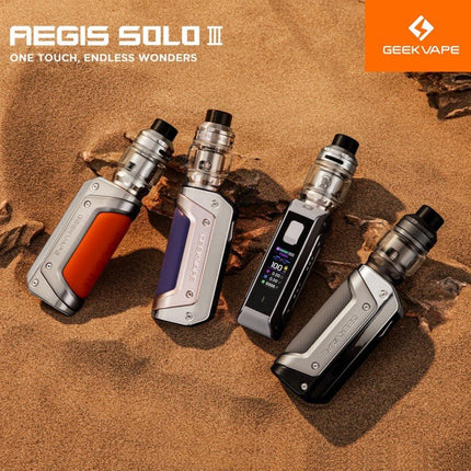 GeekVape Aegis Solo III Kit (internal battery version) - Virginia Vapes & Tobacco