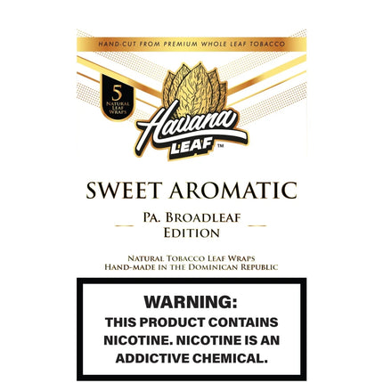 Havana Leaf Wraps 5pk - Virginia Vapes & Tobacco
