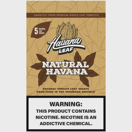 Havana Leaf Wraps 5pk - Virginia Vapes & Tobacco