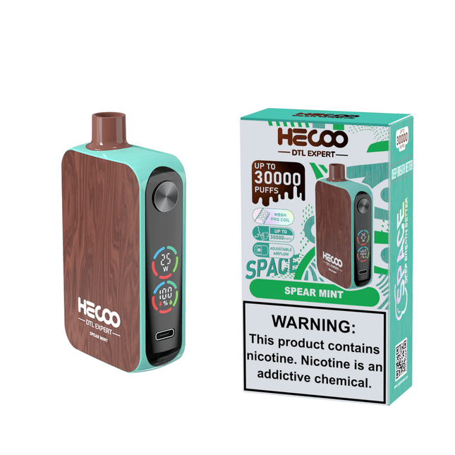 Hecoo Space 30k DTL Disposable 6mg spear mint
