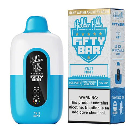 Hidden Hills X Fifty Bar 20k 5% Disposable - Virginia Vapes & Tobacco