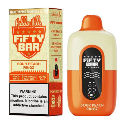 Hidden Hills X Fifty Bar 20k 5% Disposable - Virginia Vapes & Tobacco