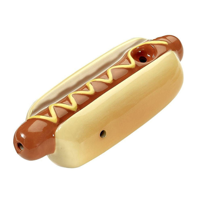 Hot Dog Ceramic Hand Pipe