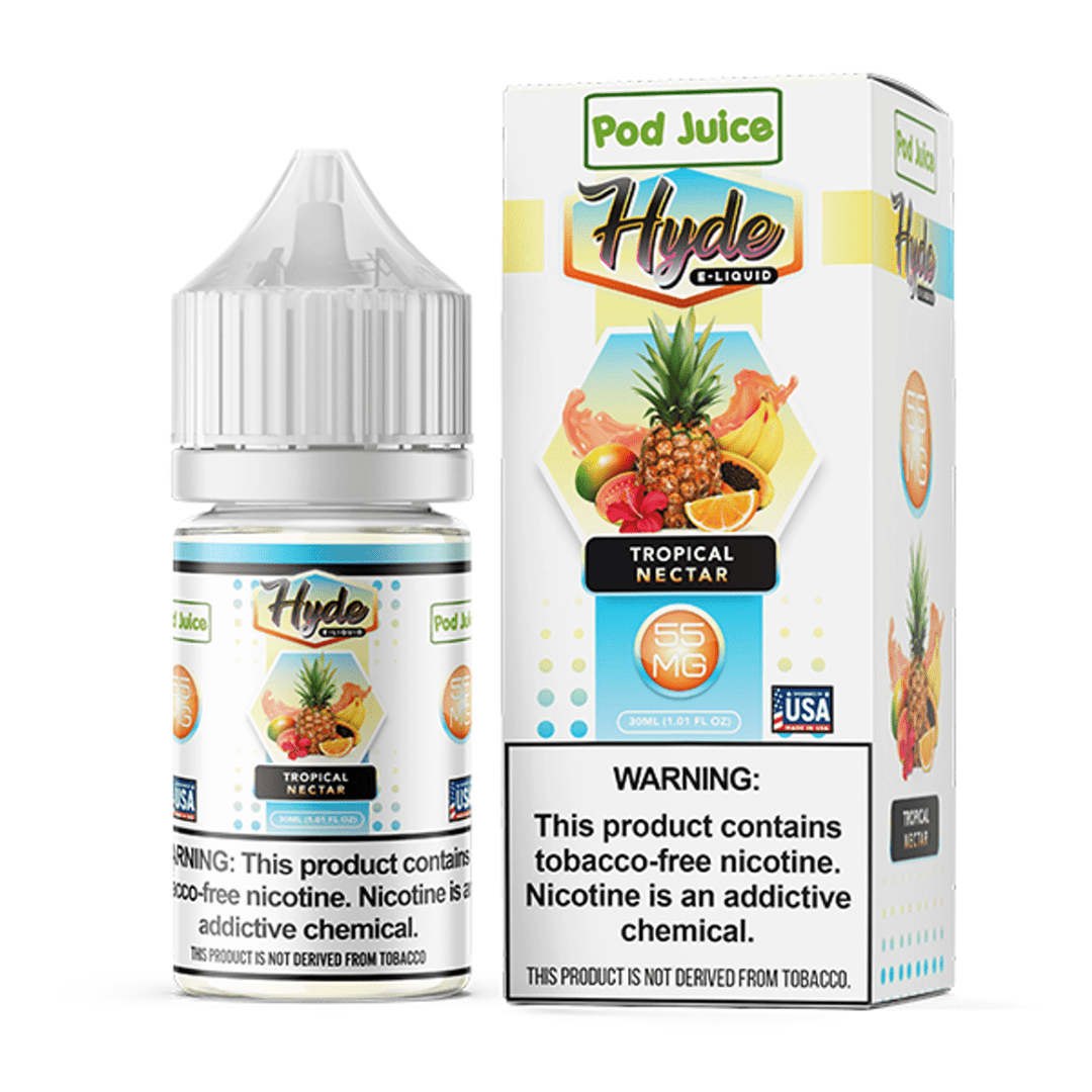 Hyde X Pod Juice Tropical Nectar Salt 30ml - Virginia Vapes & Tobacco