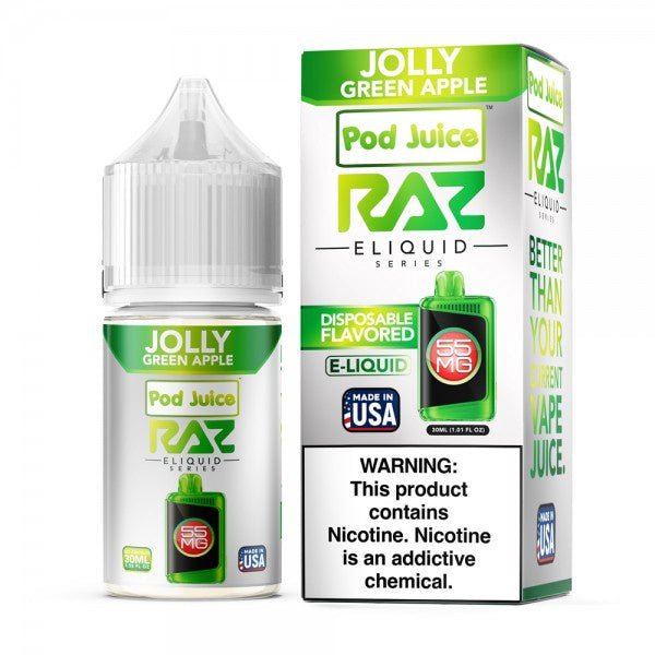 Pod juice X Raz Jolly Green Apple 30ml Salt