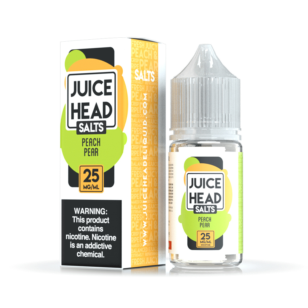 Juice Head Peach Pear Salt 30ml - Virginia Vapes & Tobacco