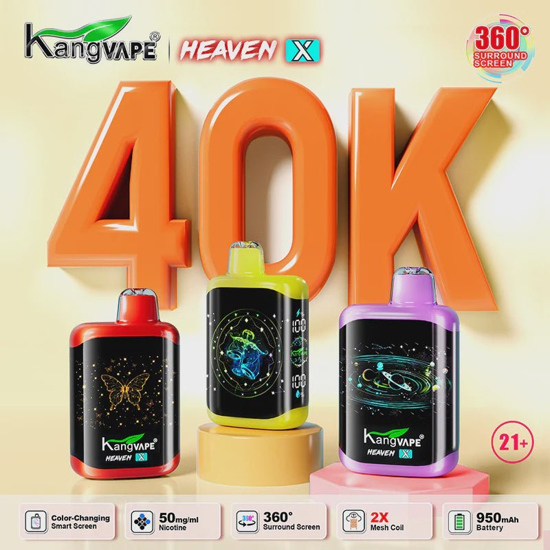 KangVape Heaven X 40K 40,000 Puff Disposable with 360 Display KangVape Heaven X 40K 40,000 Puff Disposable with 360 Display