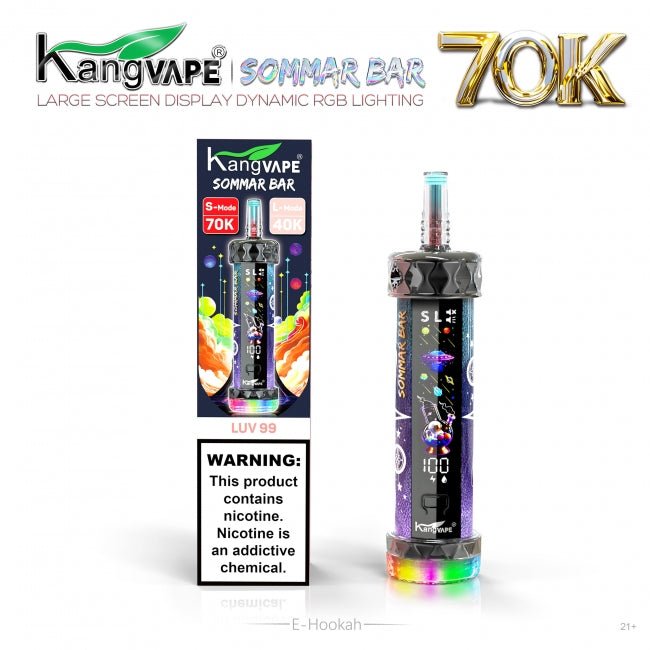 Kangvape SOMMAR BAR 70K | 70,000 Puffs E-Hookah | 2000mAh Battery Kangvape SOMMAR BAR 70K | 70,000 Puffs E-Hookah | 2000mAh Battery