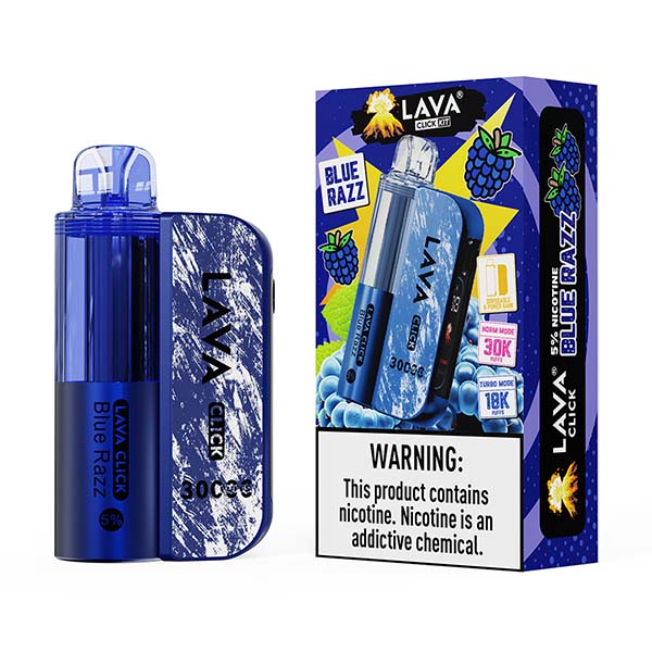 Lava Click Disposable Vape Kit | 30k Puffs + Turbo Mode | Smart Screen Virginia Vapes & Tobacco Lava Click Disposable Vape Kit | 30k Puffs + Turbo Mode | Smart Screen Virginia Vapes & Tobacco