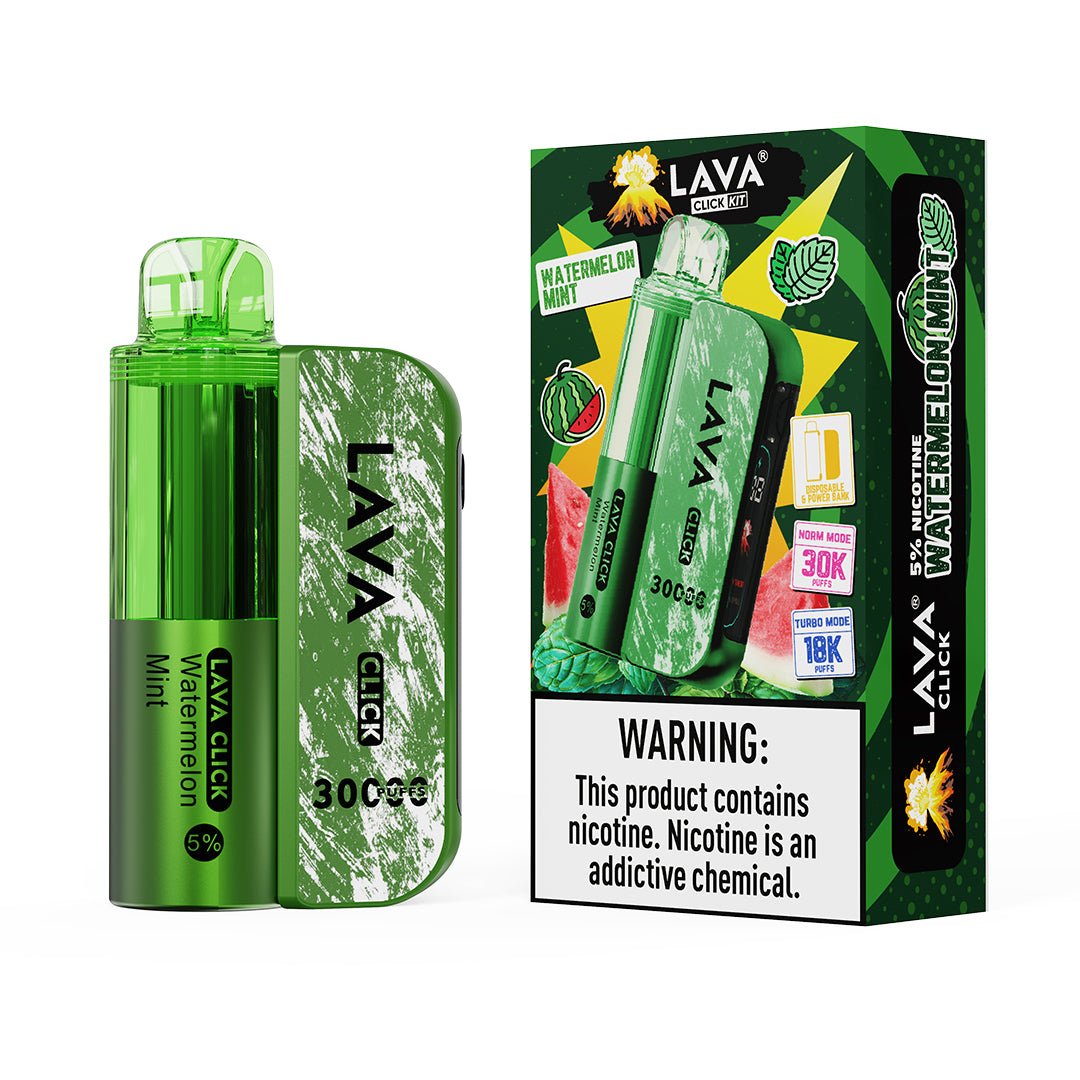Lava Click Disposable Vape Kit | 30k Puffs + Turbo Mode