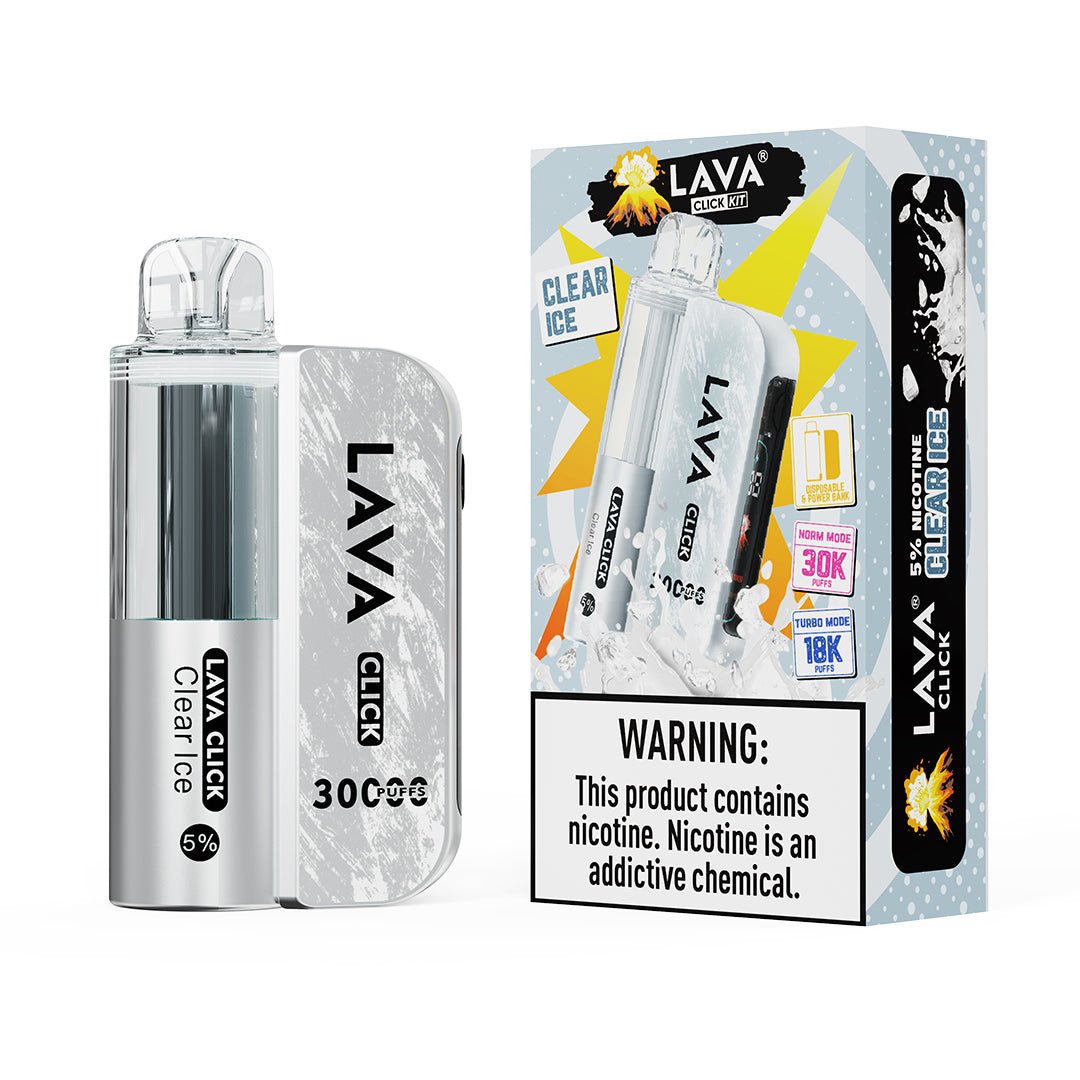 Lava Click Disposable Vape Kit | 30k Puffs + Turbo Mode | Smart Screen Lava Click Disposable Vape Kit | 30k Puffs + Turbo Mode | Smart Screen