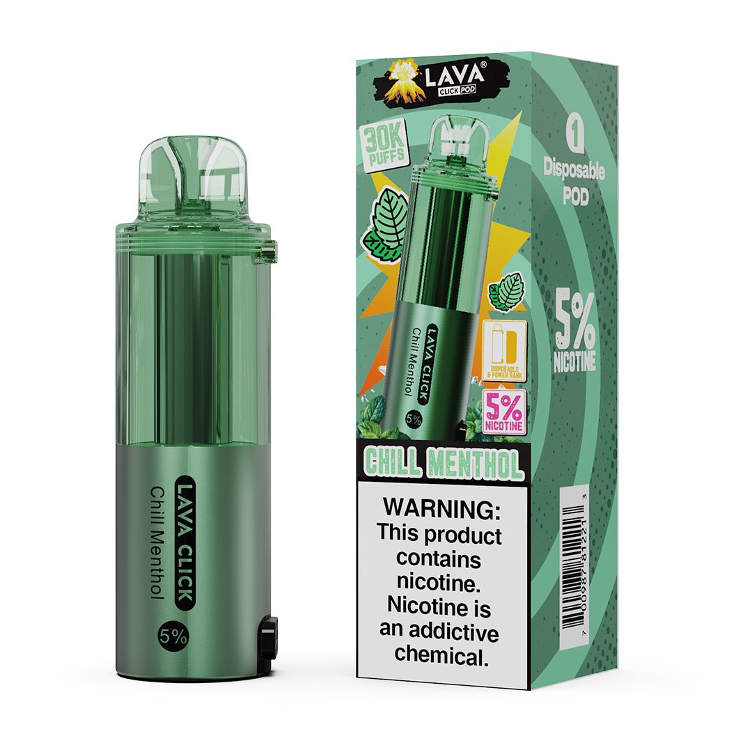 Lava Click Disposable Vape Pod | 30,000 Puffs | Pod Only Lava Click Disposable Vape Pod | 30,000 Puffs | Pod Only