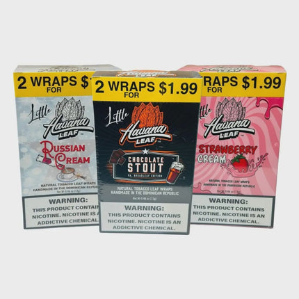 Little Havana Leaf Wraps 2pk - Virginia Vapes & Tobacco